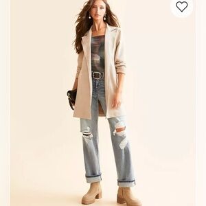 ** SOLD**  OPEN SZN Faux Suede Jacket - NWOT